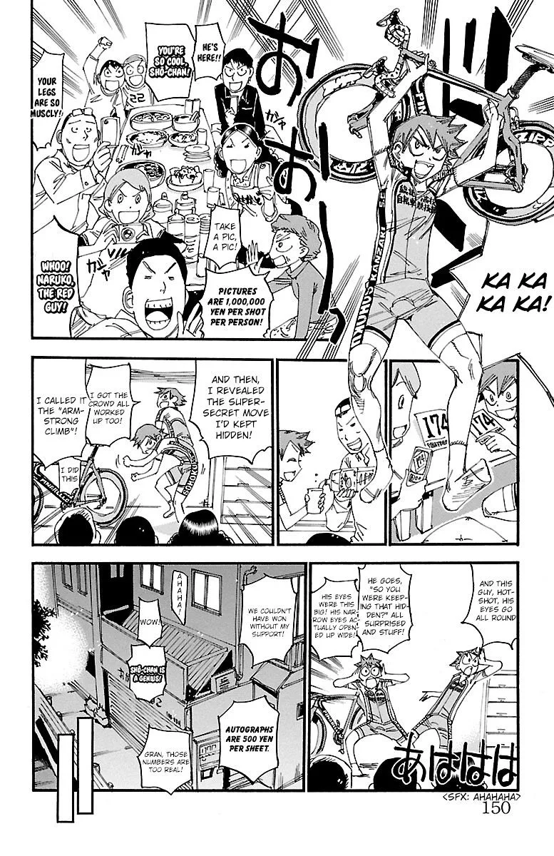 Yowamushi Pedal Chapter 250 page 13