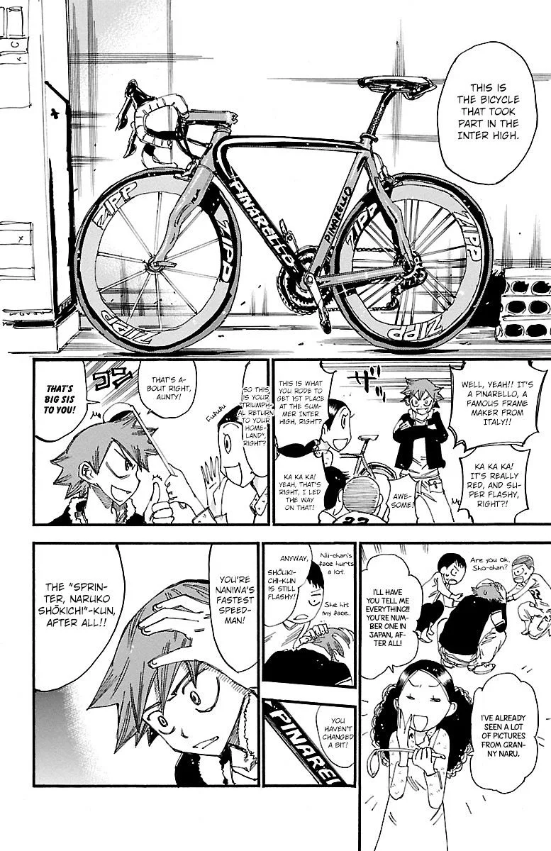 Yowamushi Pedal Chapter 250 page 9