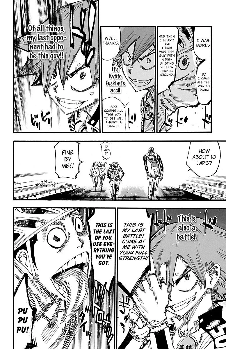 Yowamushi Pedal Chapter 251 page 16