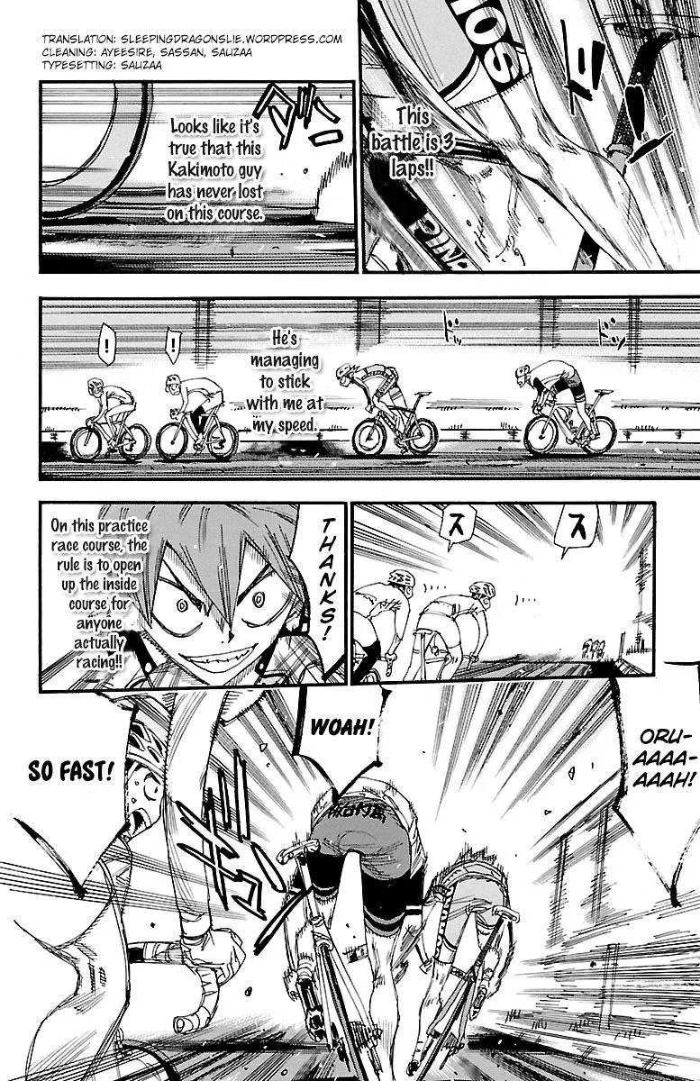 Yowamushi Pedal Chapter 251 page 2