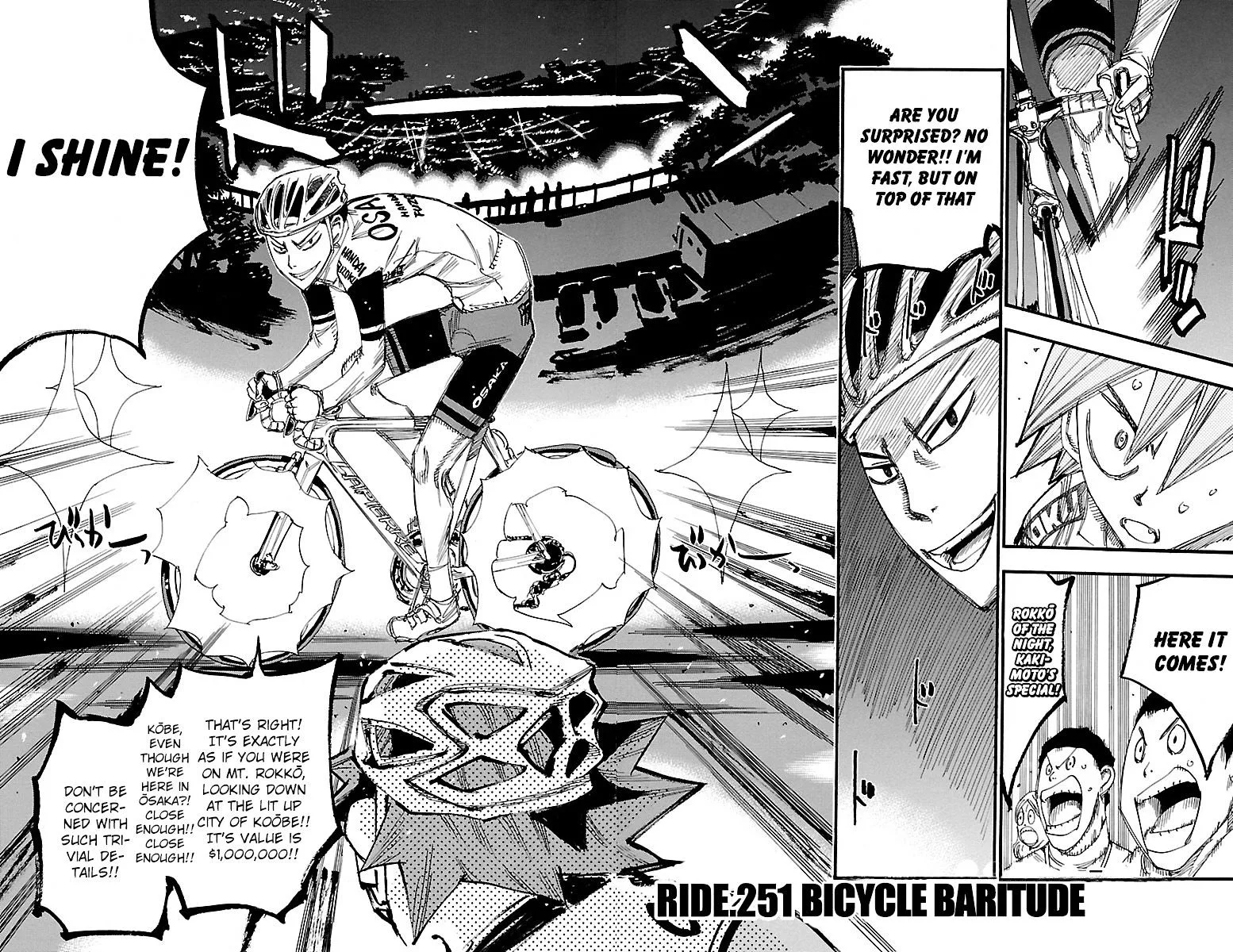 Yowamushi Pedal Chapter 251 page 4