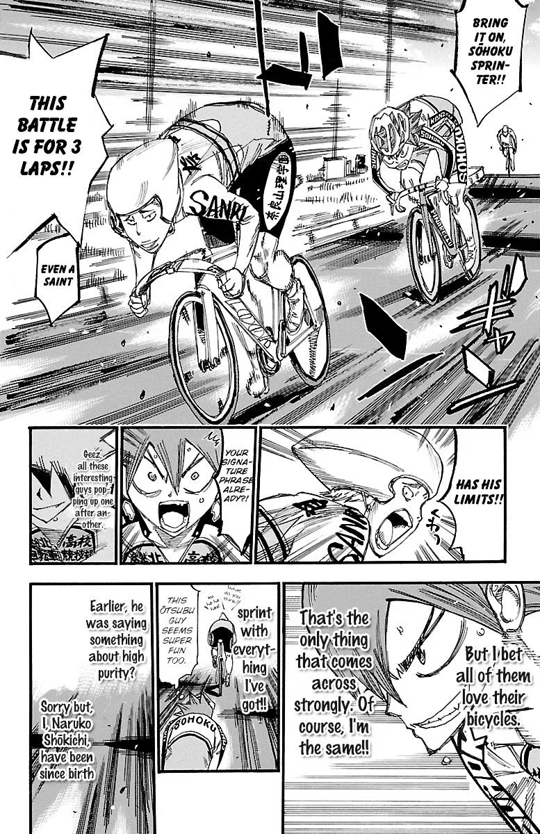 Yowamushi Pedal Chapter 251 page 10