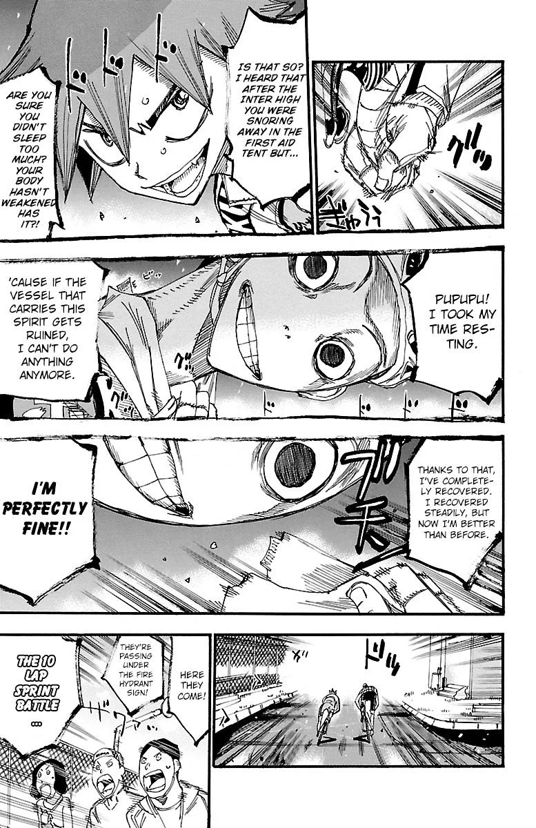 Yowamushi Pedal Chapter 252 page 7