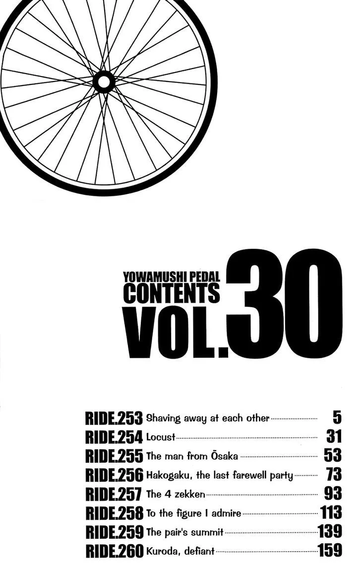 Yowamushi Pedal Chapter 253 page 4