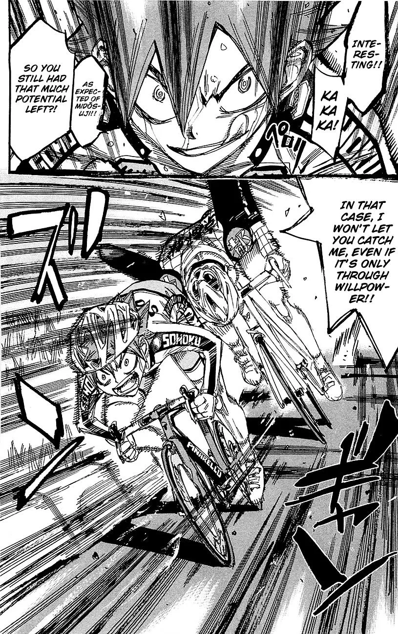 Yowamushi Pedal Chapter 254 page 14