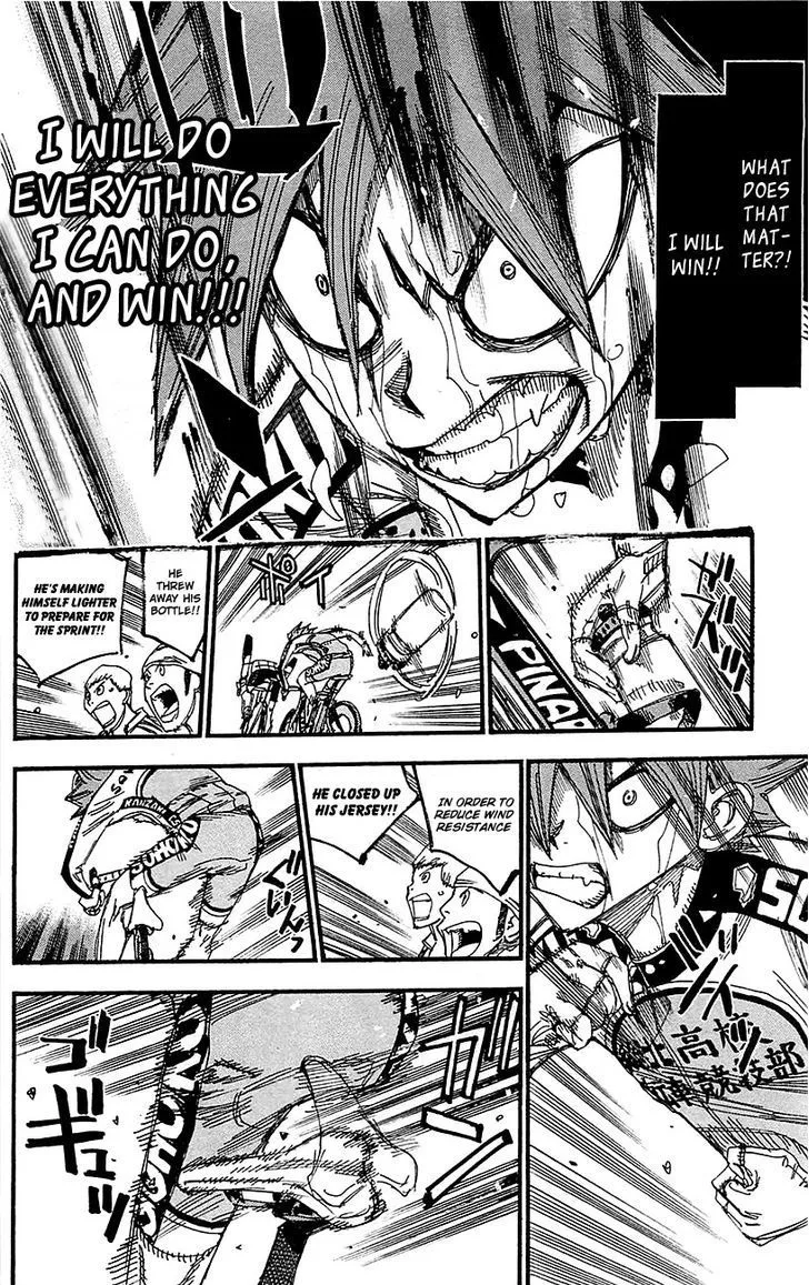 Yowamushi Pedal Chapter 255 page 8