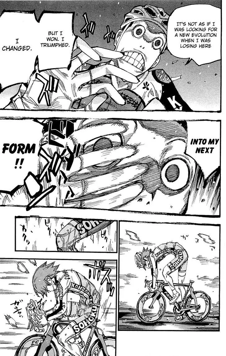 Yowamushi Pedal Chapter 255 page 14