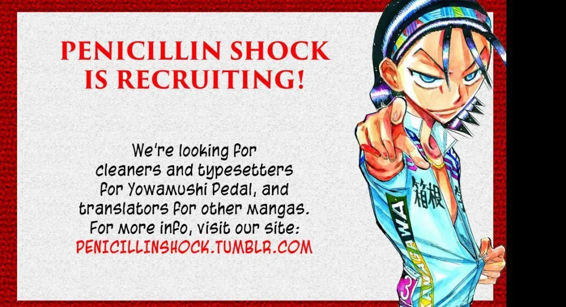Yowamushi Pedal Chapter 255 page 20