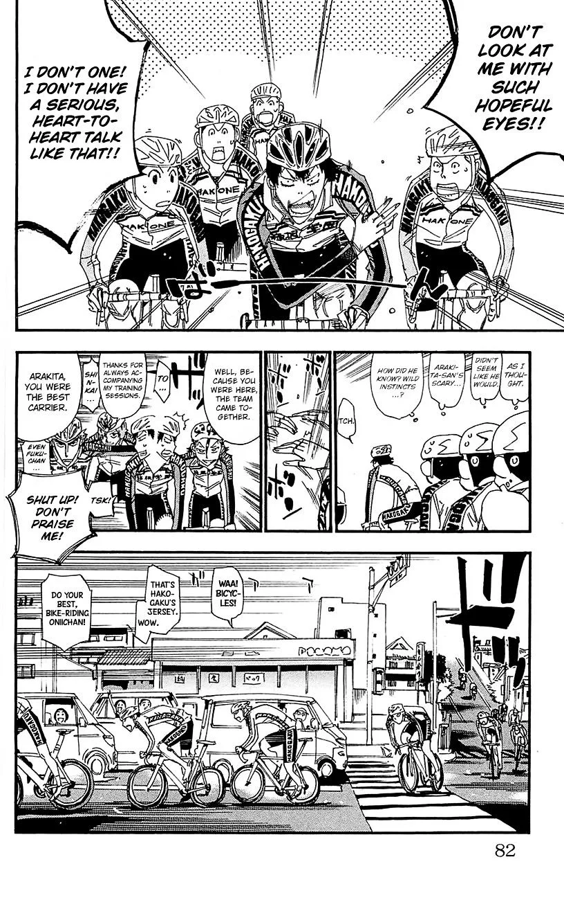 Yowamushi Pedal Chapter 256 page 8