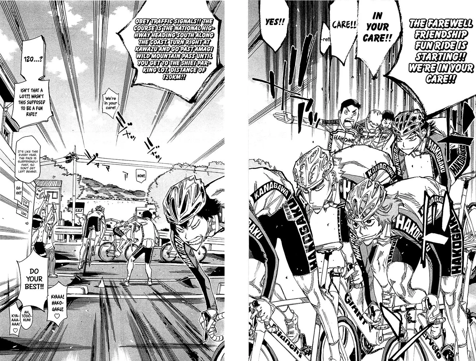 Yowamushi Pedal Chapter 256 page 3