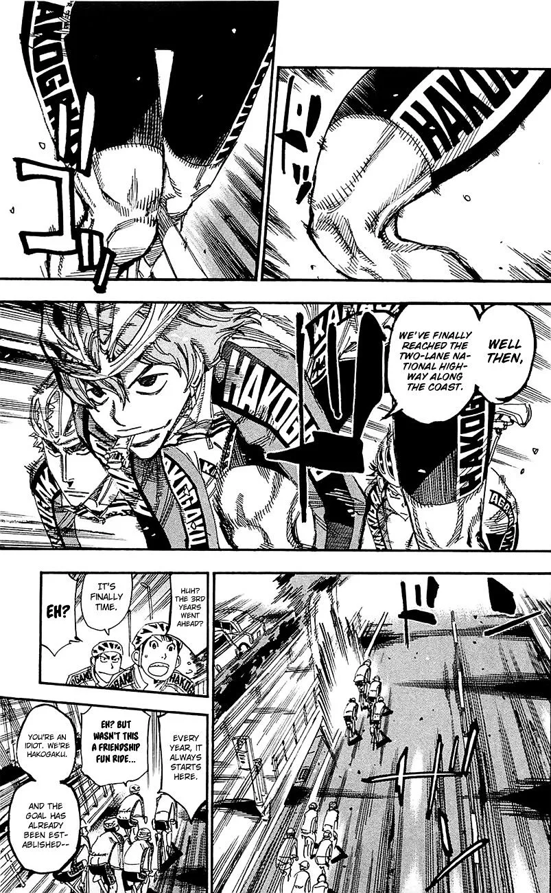 Yowamushi Pedal Chapter 256 page 9