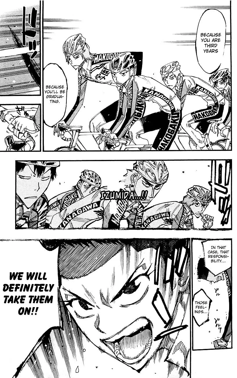 Yowamushi Pedal Chapter 256 page 15