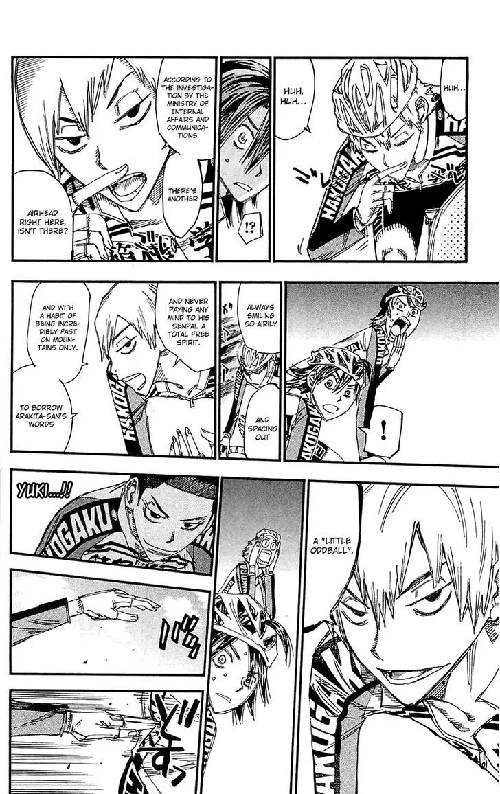 Yowamushi Pedal Chapter 257 page 11