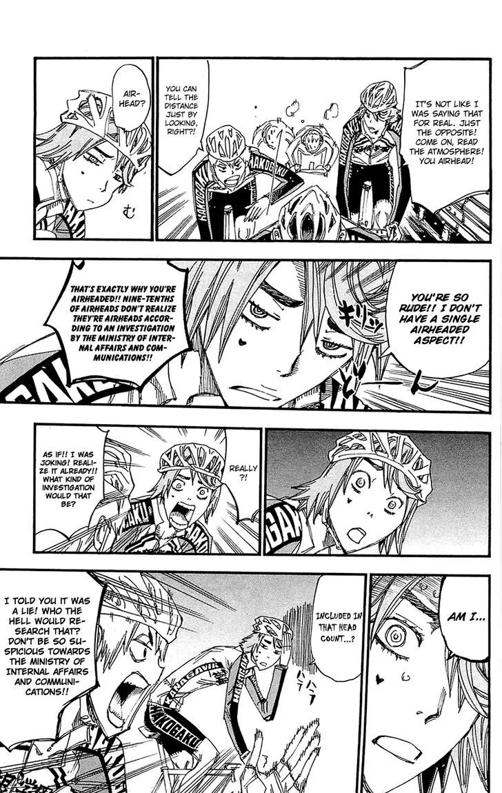 Yowamushi Pedal Chapter 257 page 8