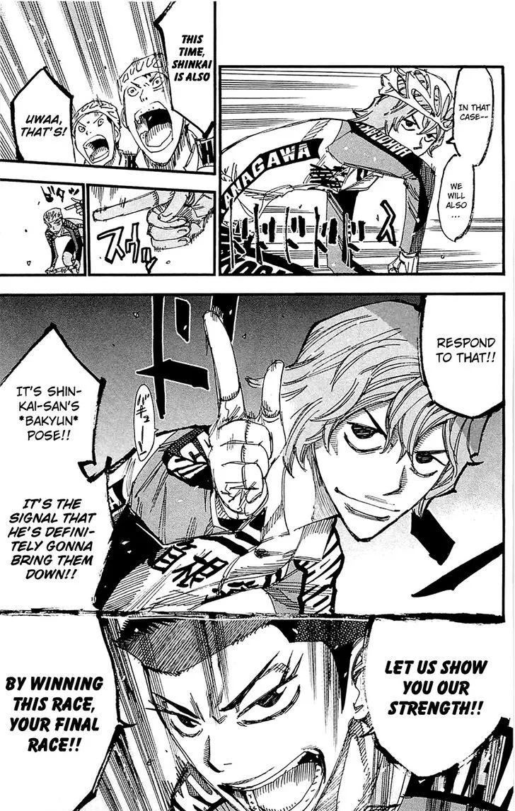 Yowamushi Pedal Chapter 257 page 3