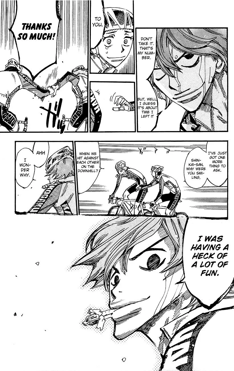 Yowamushi Pedal Chapter 258 page 21