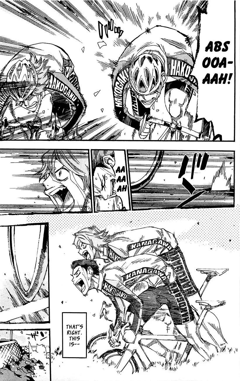 Yowamushi Pedal Chapter 258 page 18