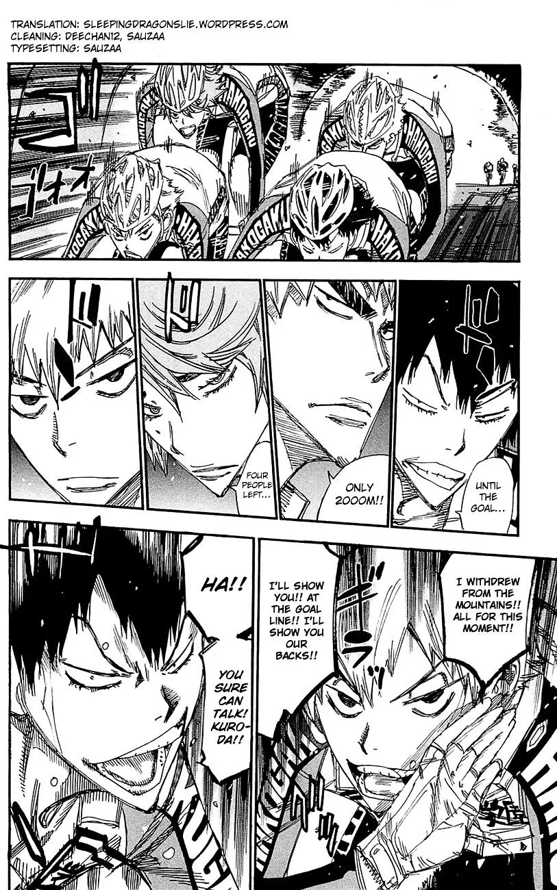 Yowamushi Pedal Chapter 259 page 18