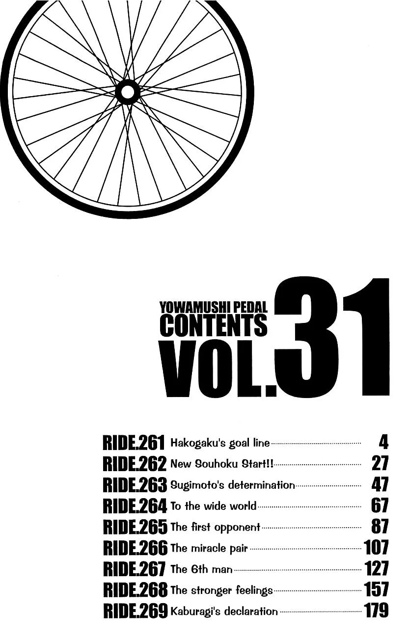 Yowamushi Pedal Chapter 261 page 3