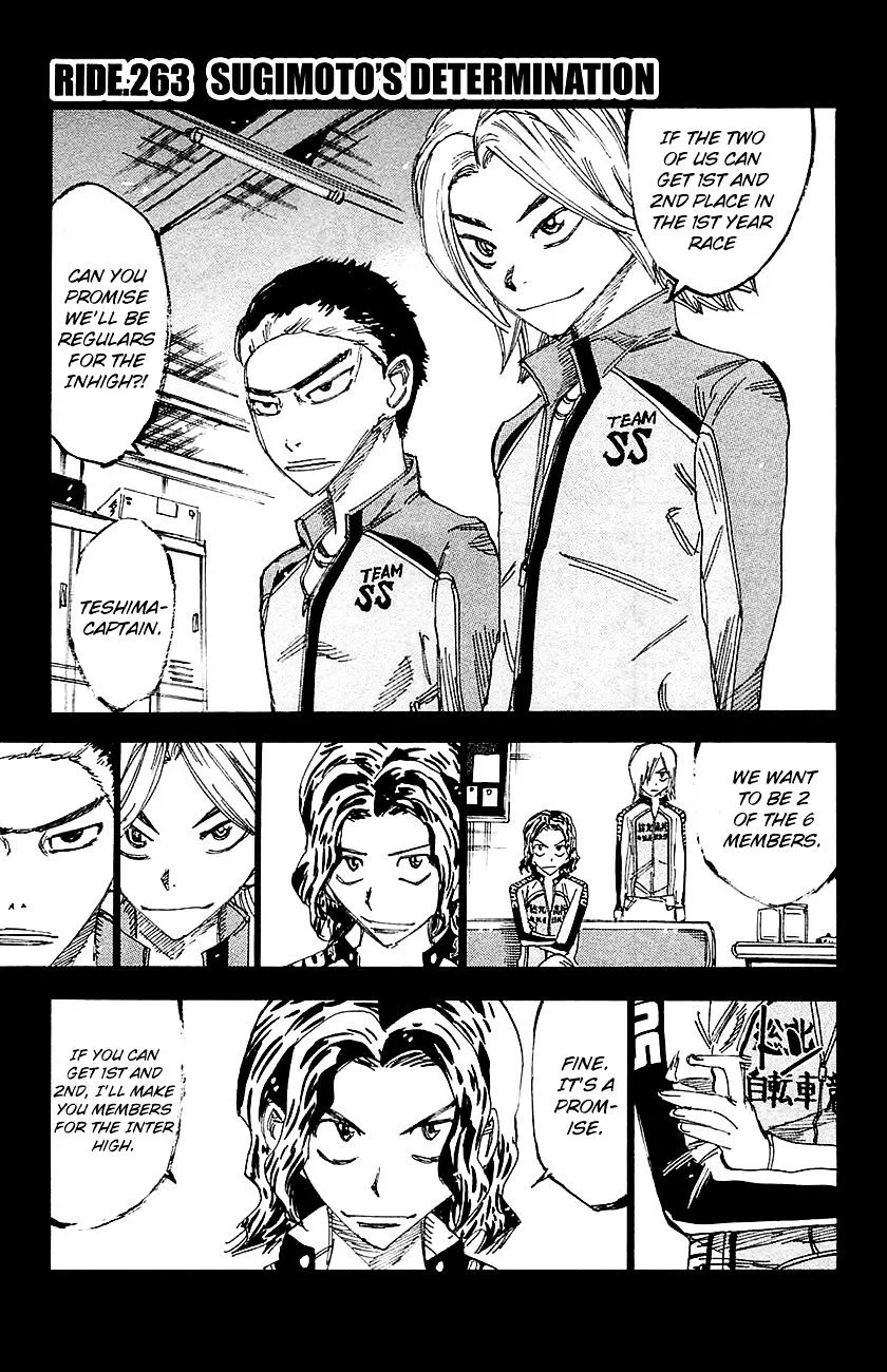 Yowamushi Pedal Chapter 263 page 1