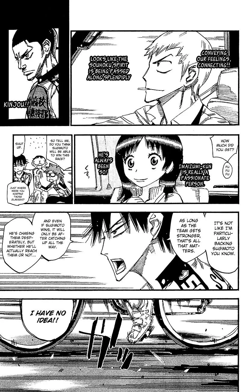 Yowamushi Pedal Chapter 268 page 8