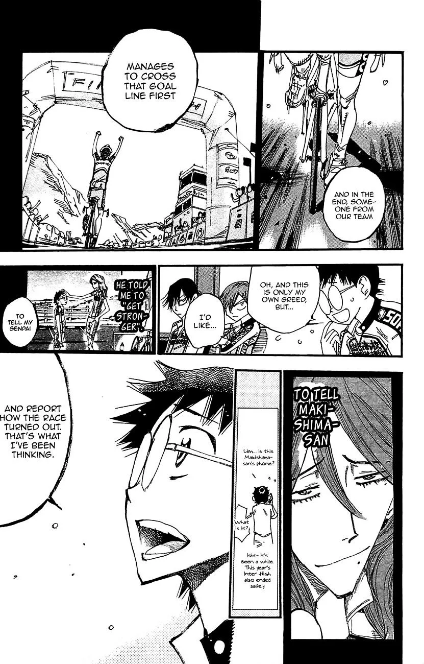 Yowamushi Pedal Chapter 269 page 14