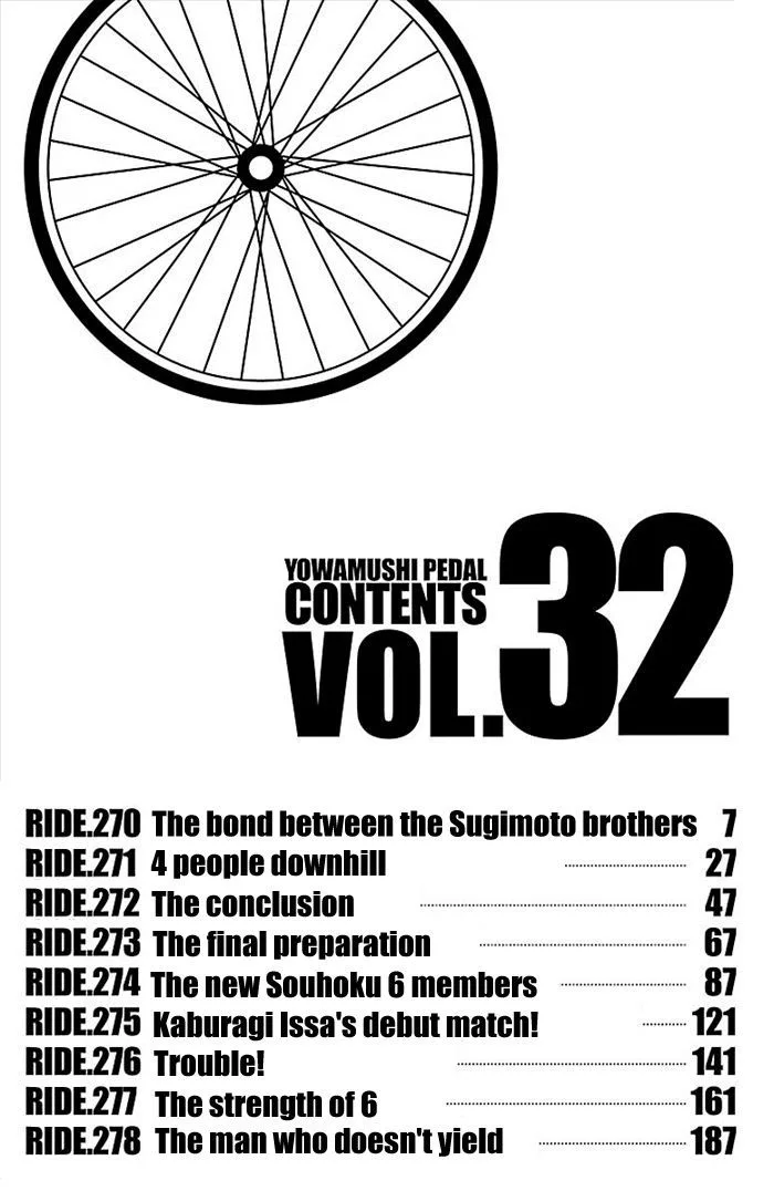 Yowamushi Pedal Chapter 270 page 4