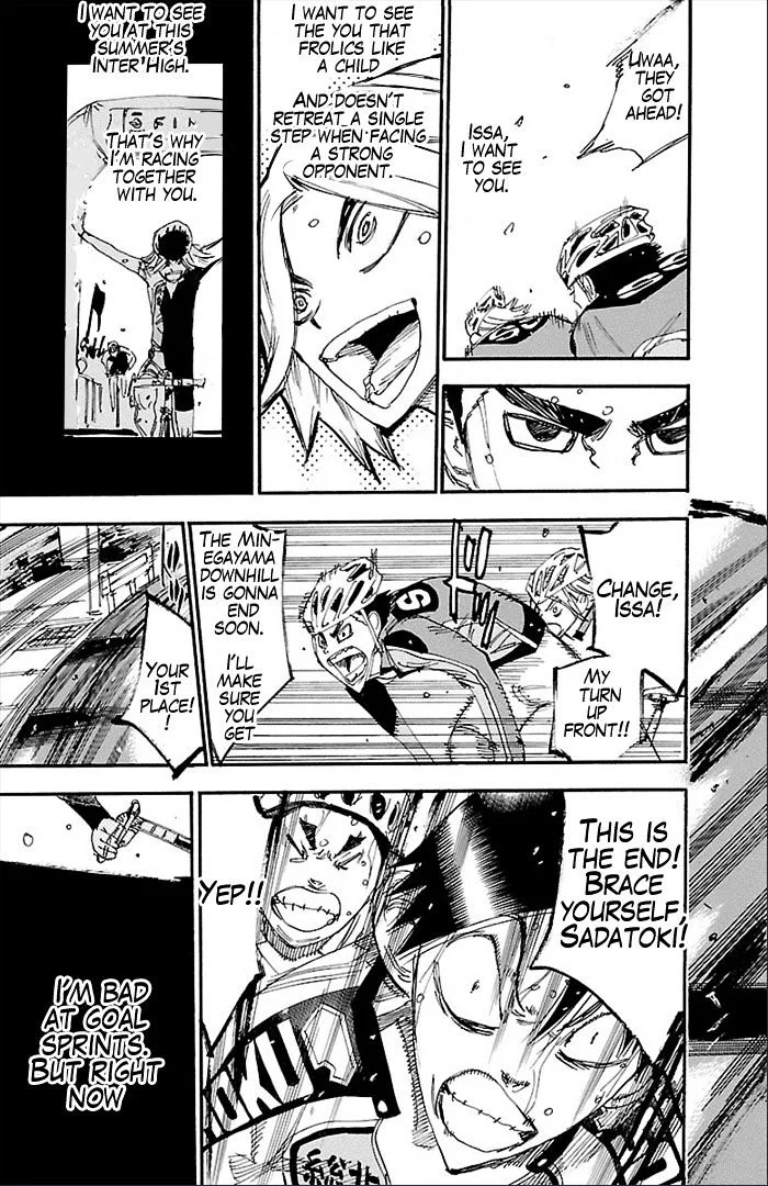 Yowamushi Pedal Chapter 271 page 19