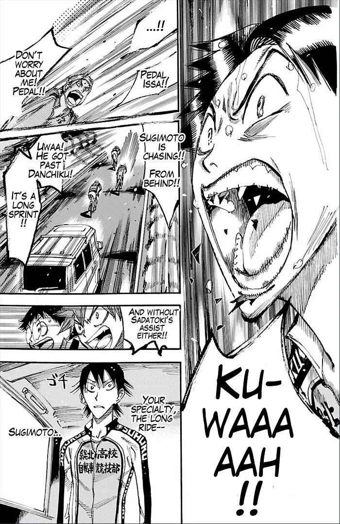 Yowamushi Pedal Chapter 272 page 8