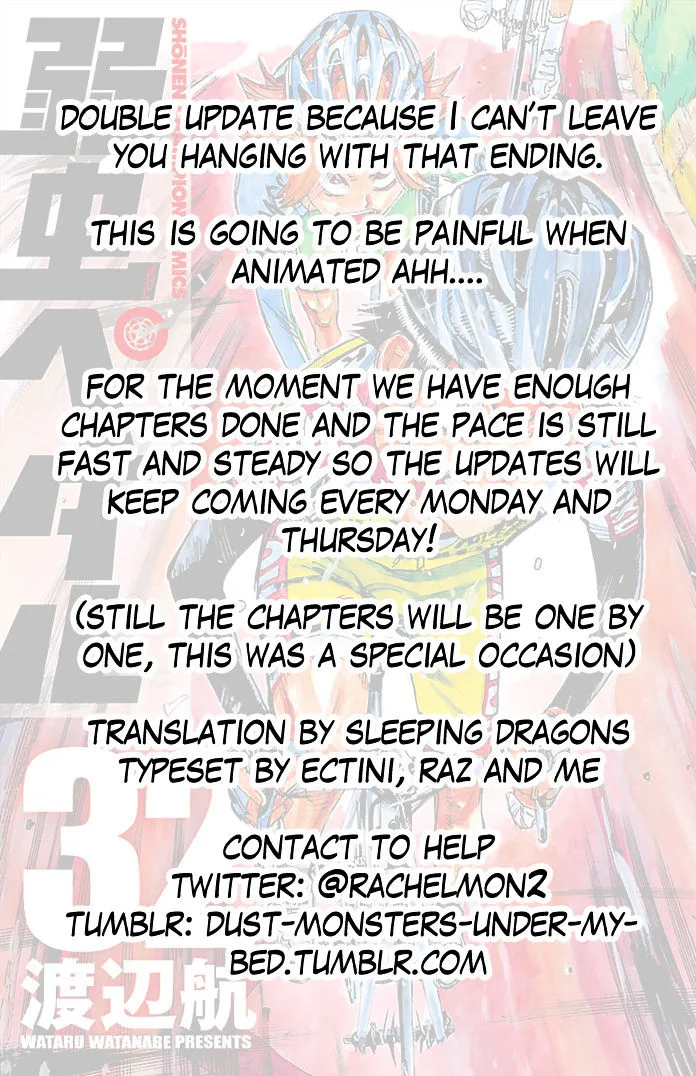 Yowamushi Pedal Chapter 273 page 19