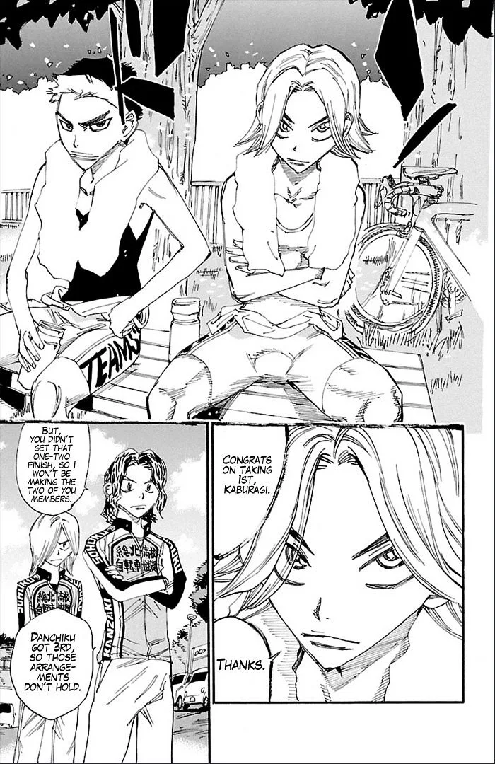 Yowamushi Pedal Chapter 273 page 15