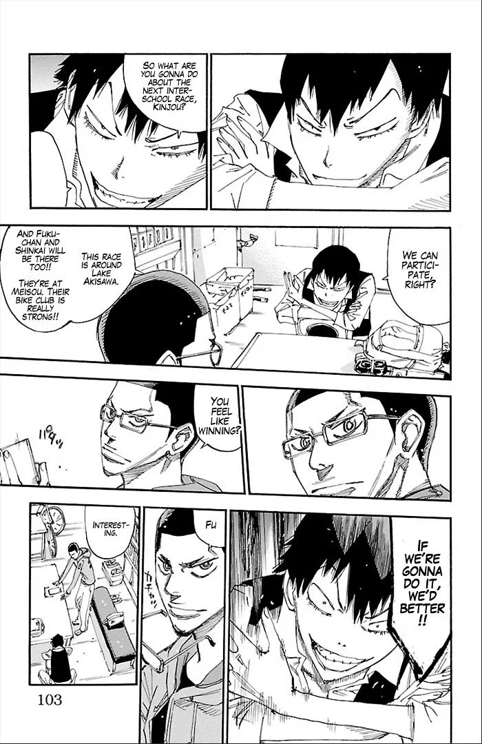 Yowamushi Pedal Chapter 274 page 16