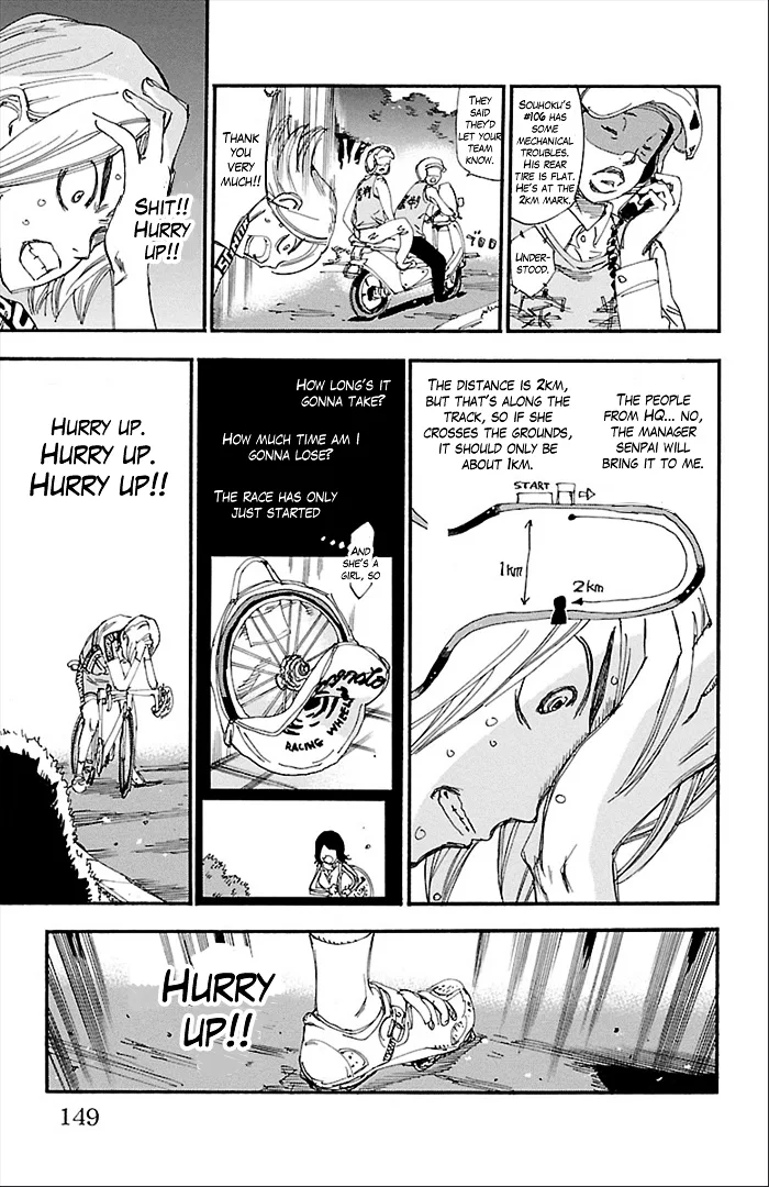 Yowamushi Pedal Chapter 276 page 8