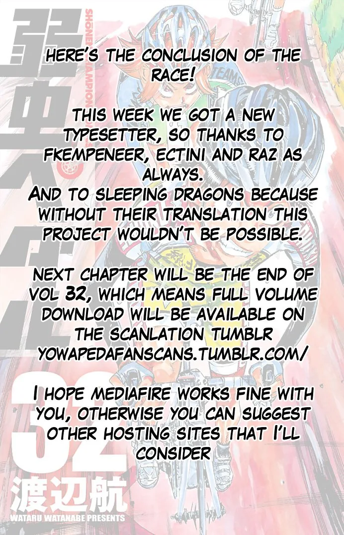 Yowamushi Pedal Chapter 277 page 23