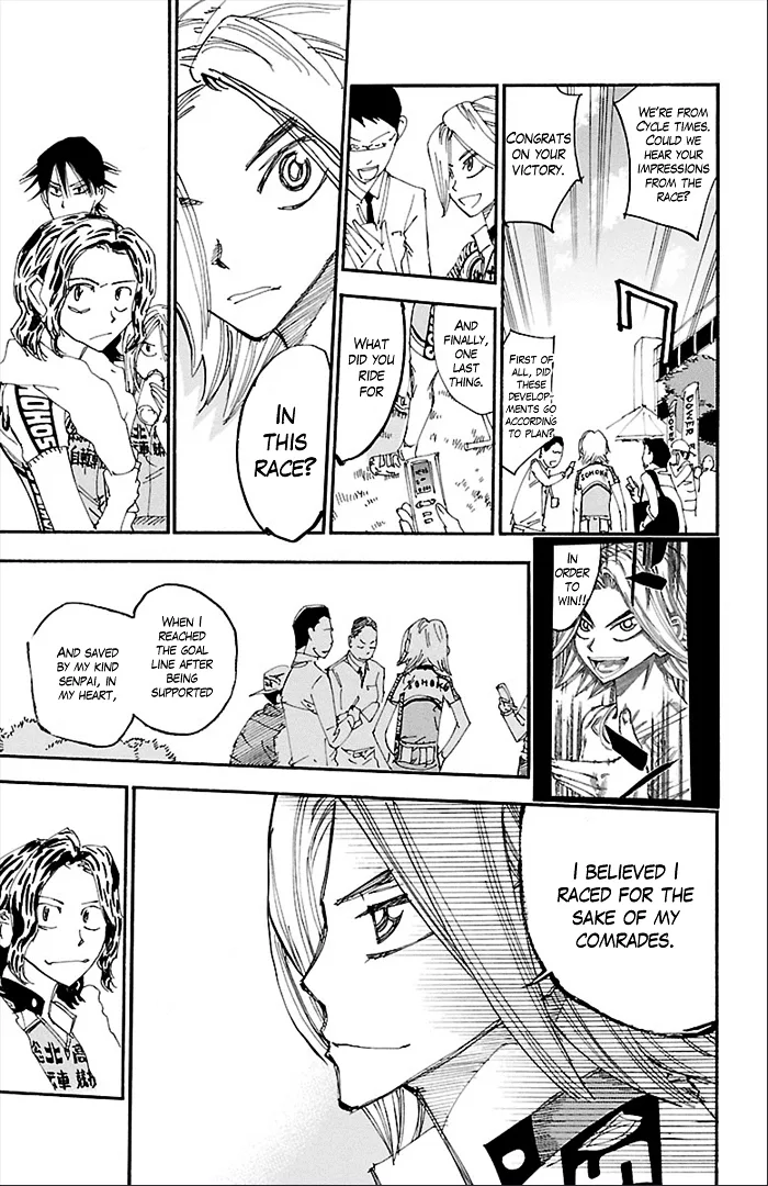 Yowamushi Pedal Chapter 278 page 9