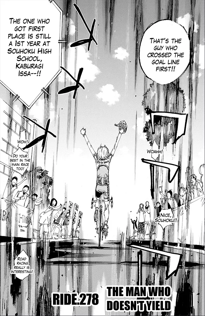 Yowamushi Pedal Chapter 278 page 2