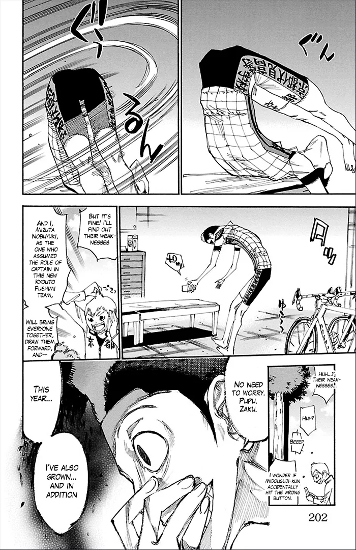 Yowamushi Pedal Chapter 278 page 15