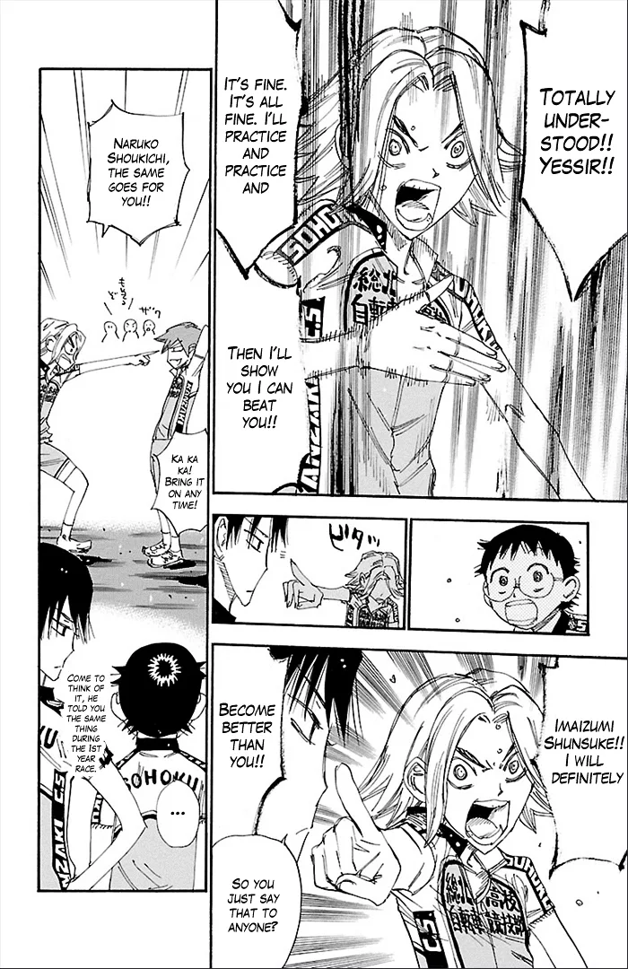 Yowamushi Pedal Chapter 278 page 8