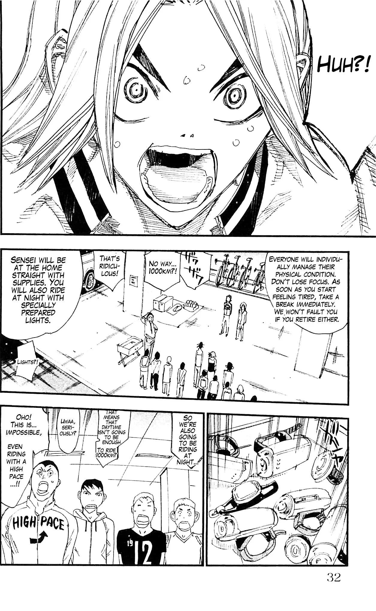 Yowamushi Pedal Chapter 280 page 8
