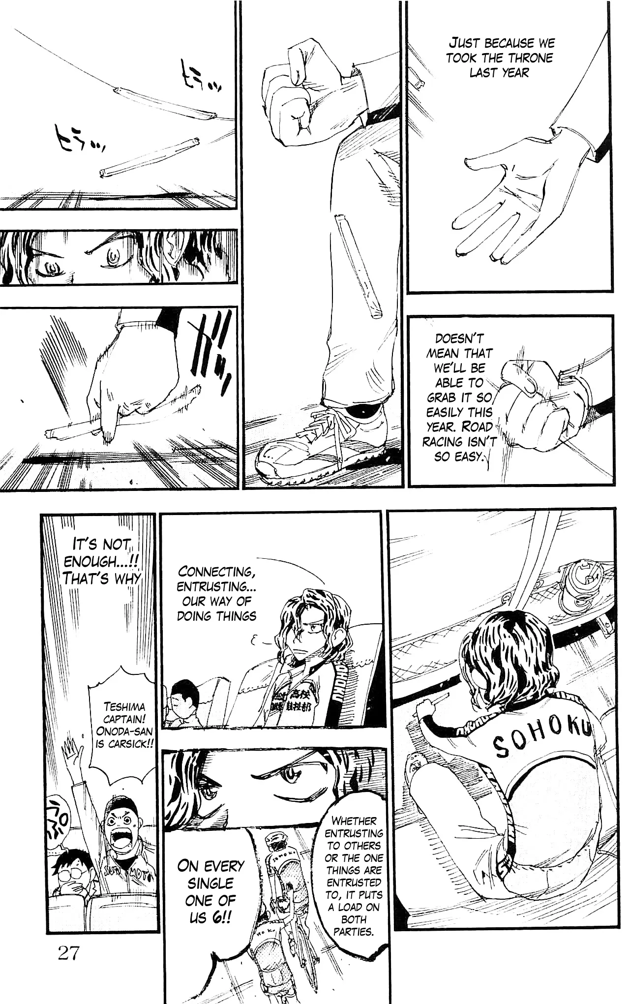 Yowamushi Pedal Chapter 280 page 3