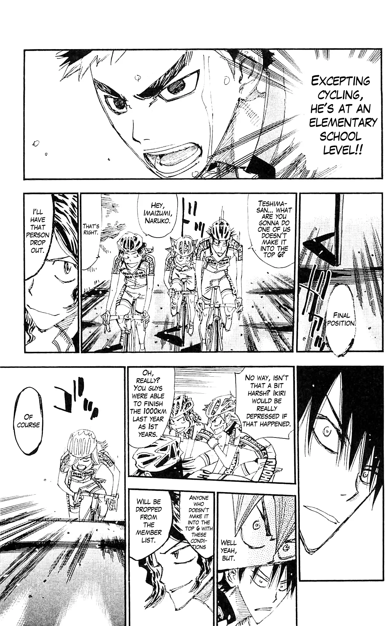 Yowamushi Pedal Chapter 280 page 19