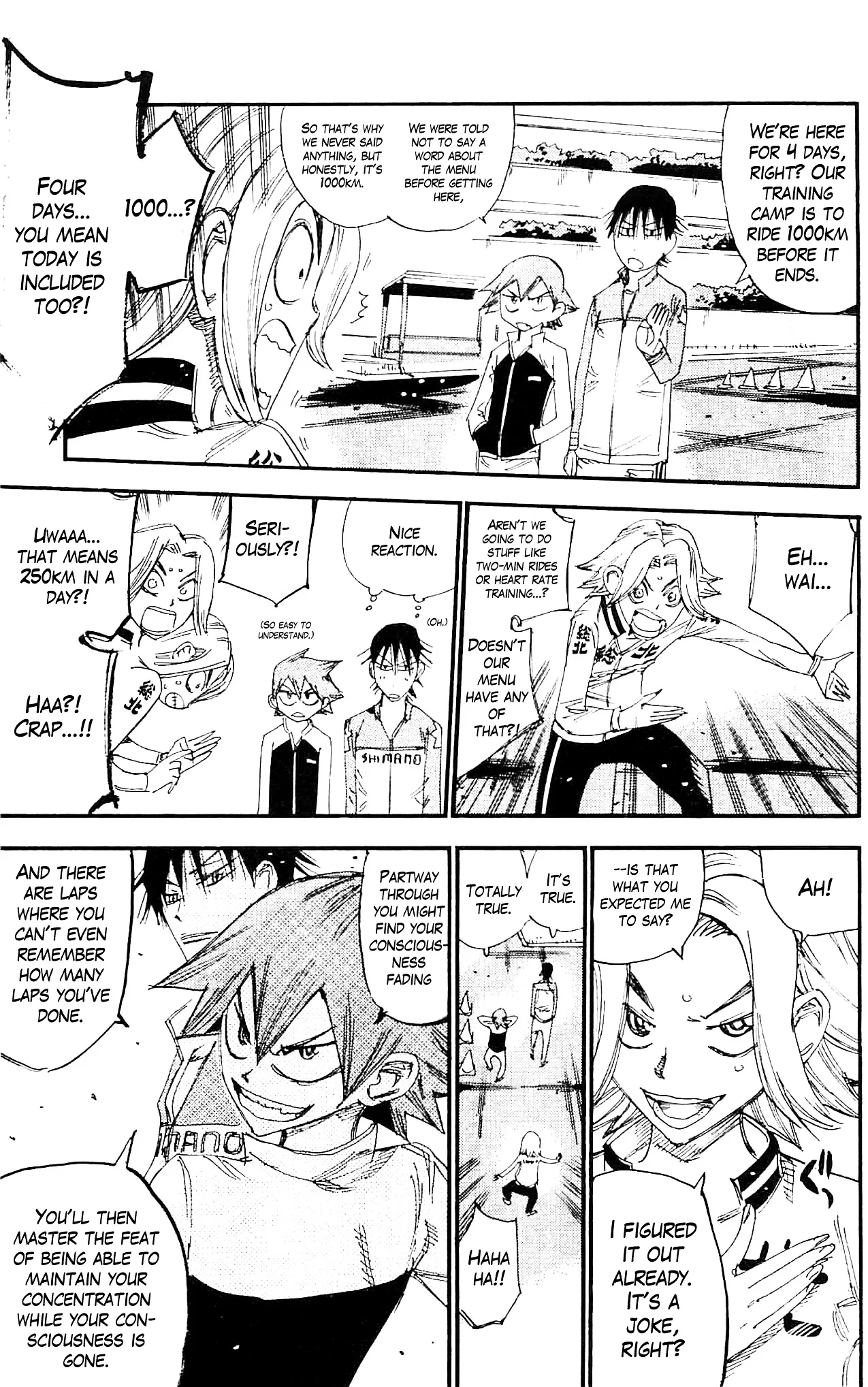 Yowamushi Pedal Chapter 280 page 7