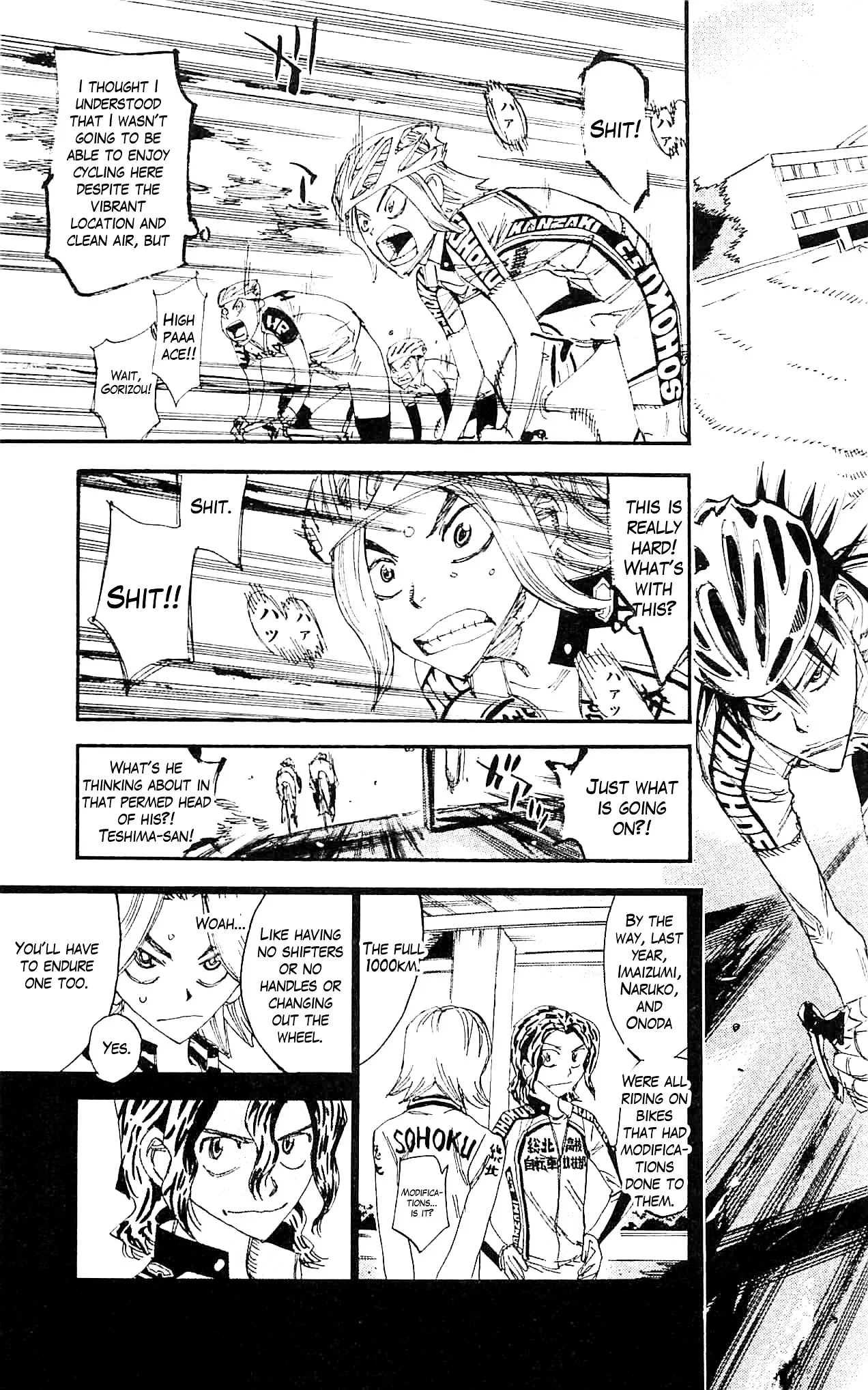 Yowamushi Pedal Chapter 280 page 11