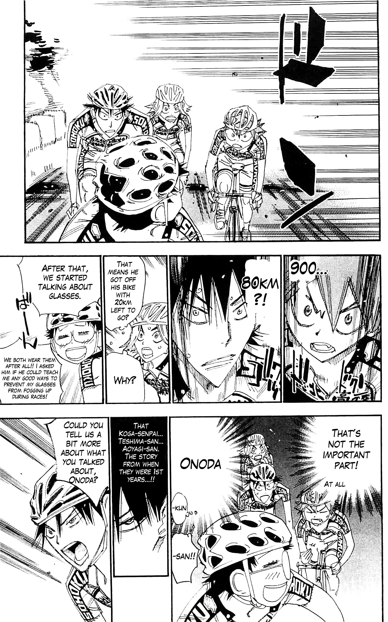Yowamushi Pedal Chapter 282 page 14