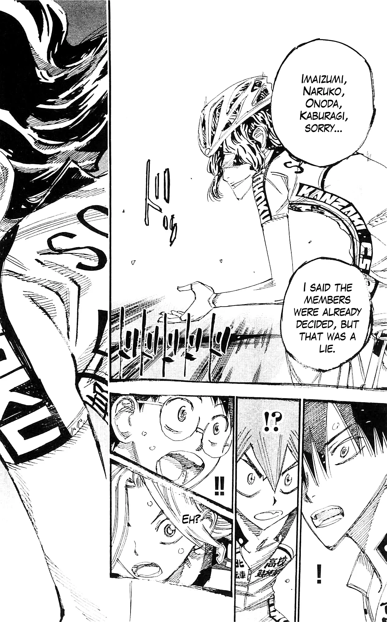 Yowamushi Pedal Chapter 284 page 4