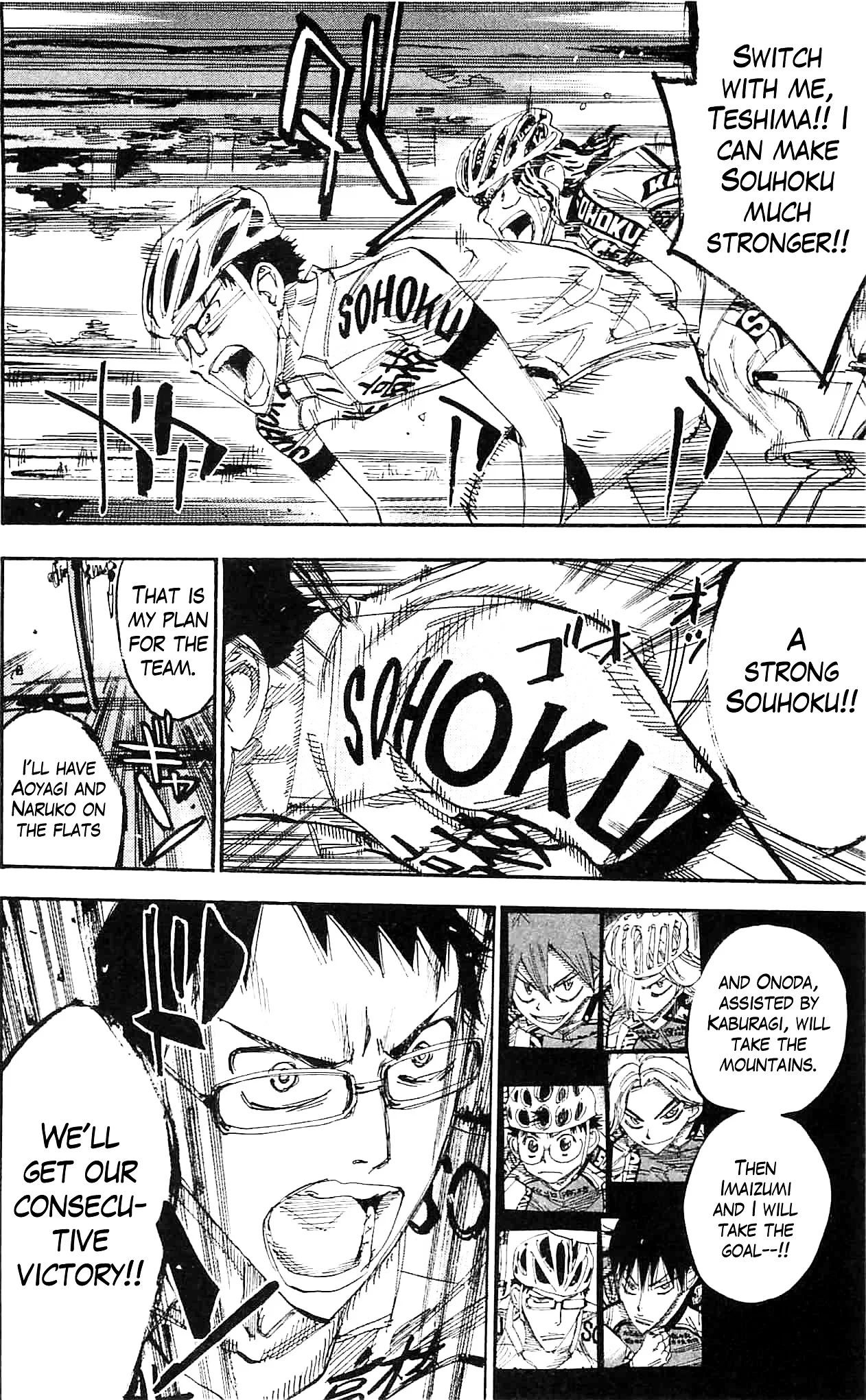 Yowamushi Pedal Chapter 284 page 10