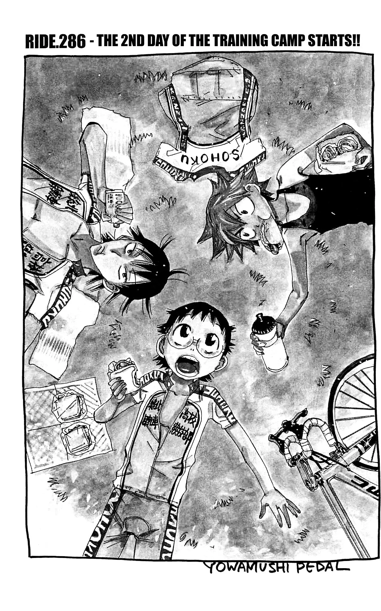 Yowamushi Pedal Chapter 286 page 1