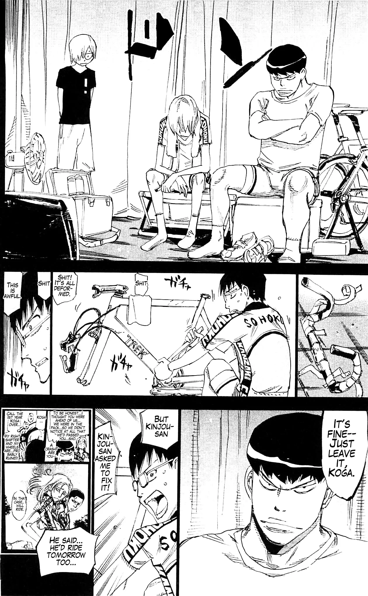 Yowamushi Pedal Chapter 287 page 2
