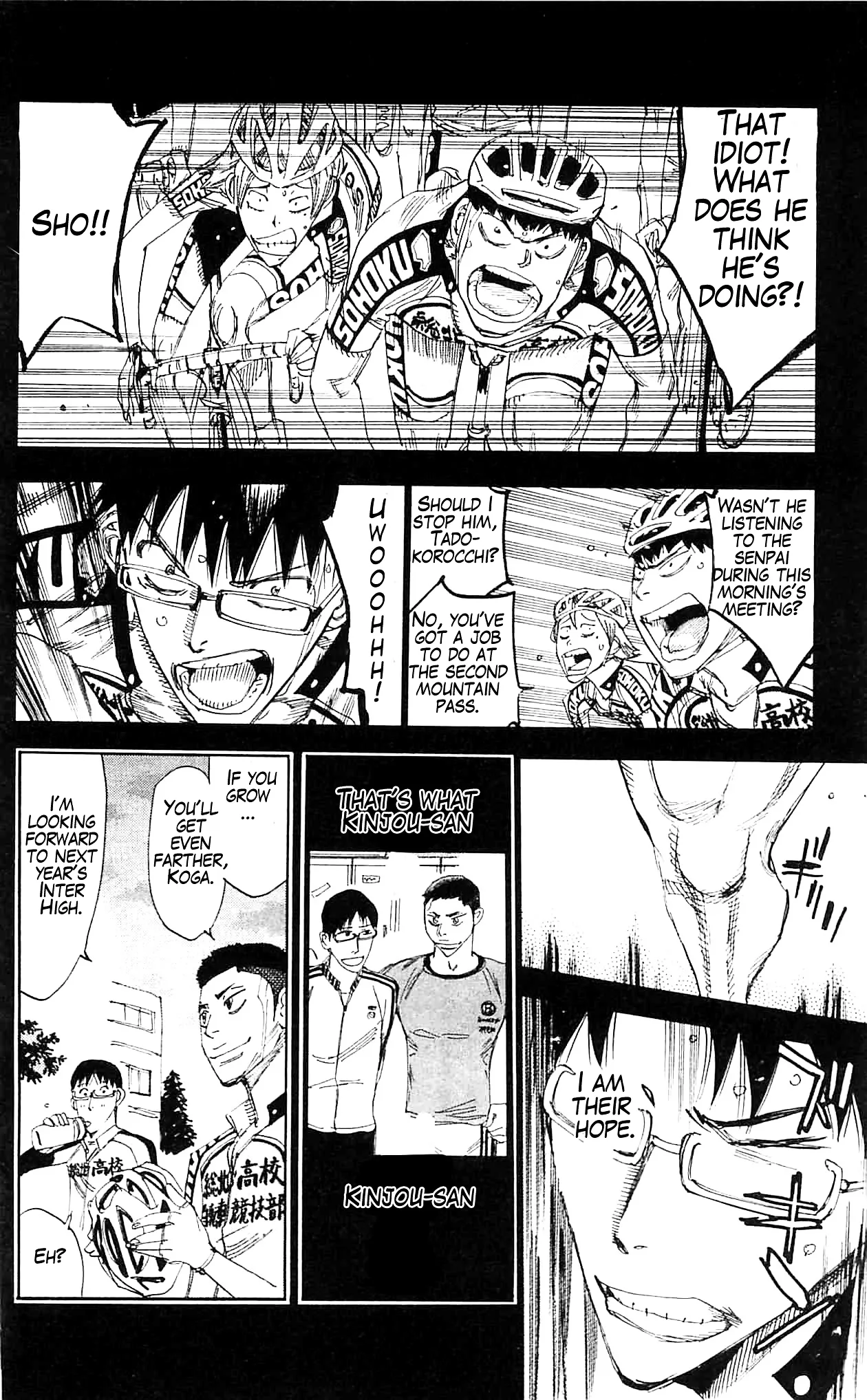 Yowamushi Pedal Chapter 287 page 10