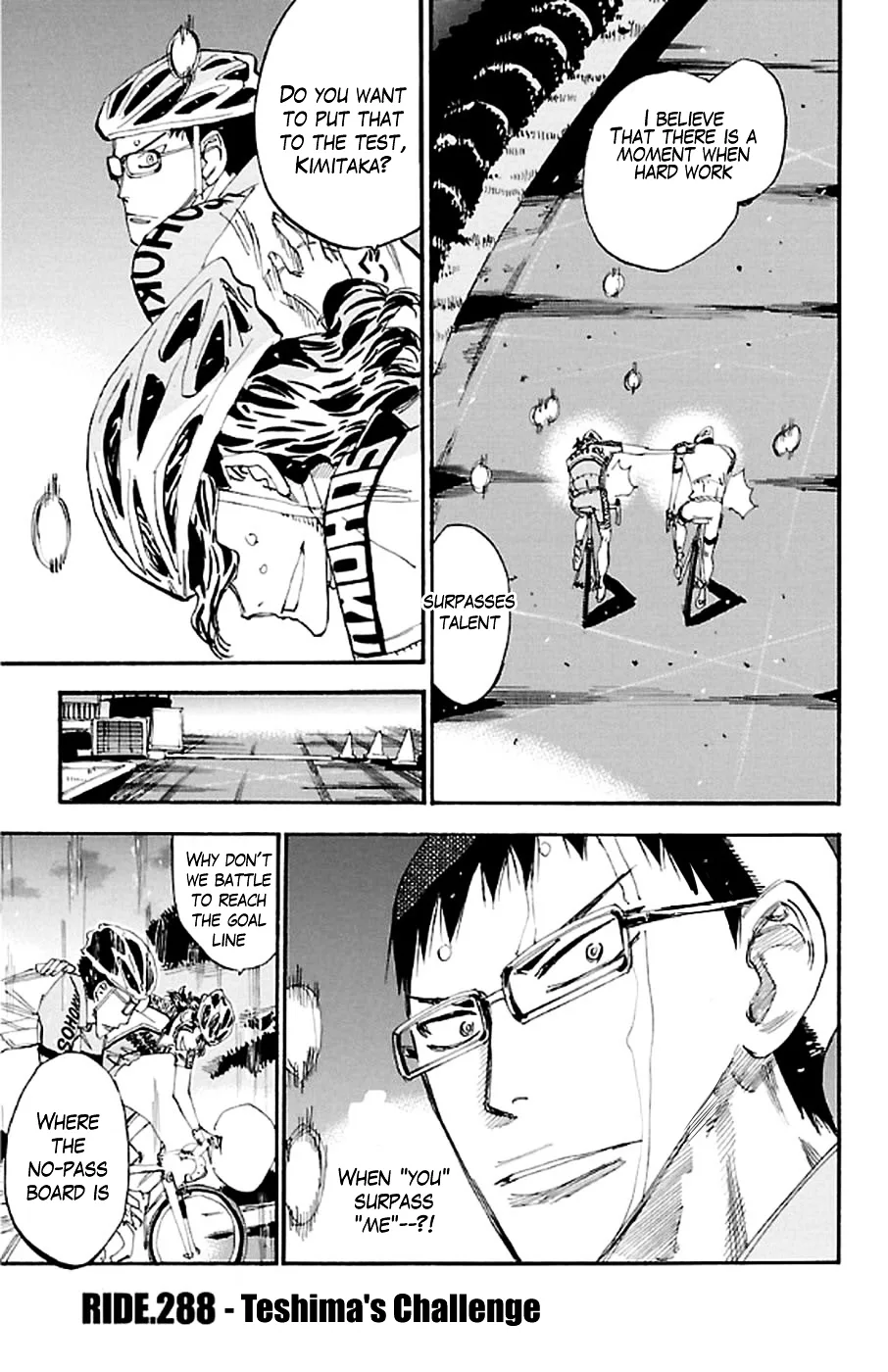 Yowamushi Pedal Chapter 288 page 3